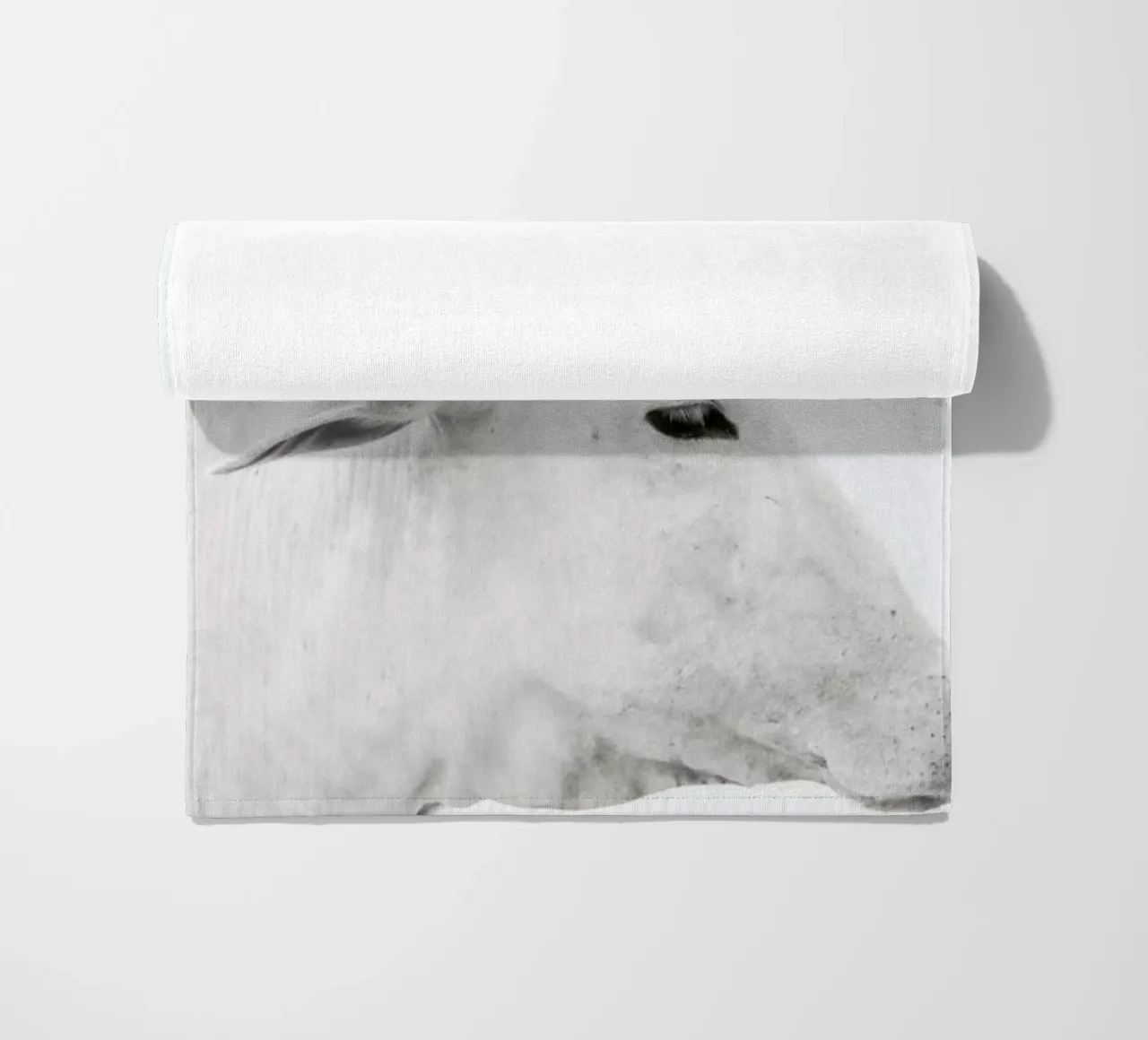 White Cow 2 beach towel by Victoria Frost