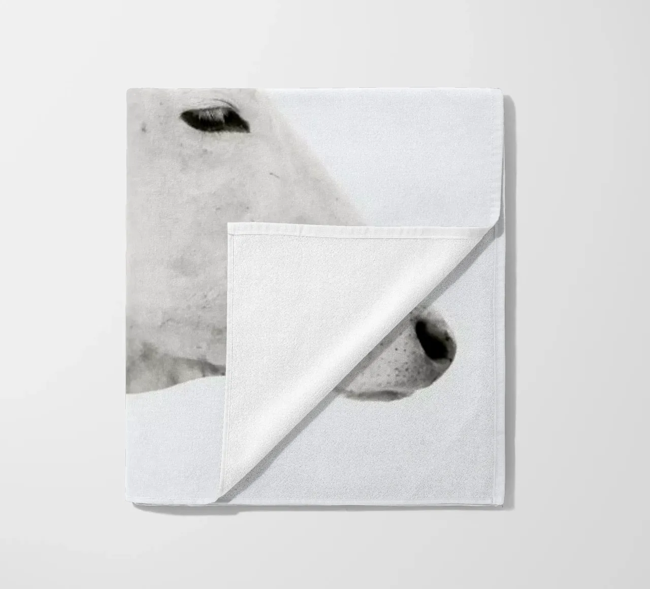 White Cow 2 beach towel by Victoria Frost