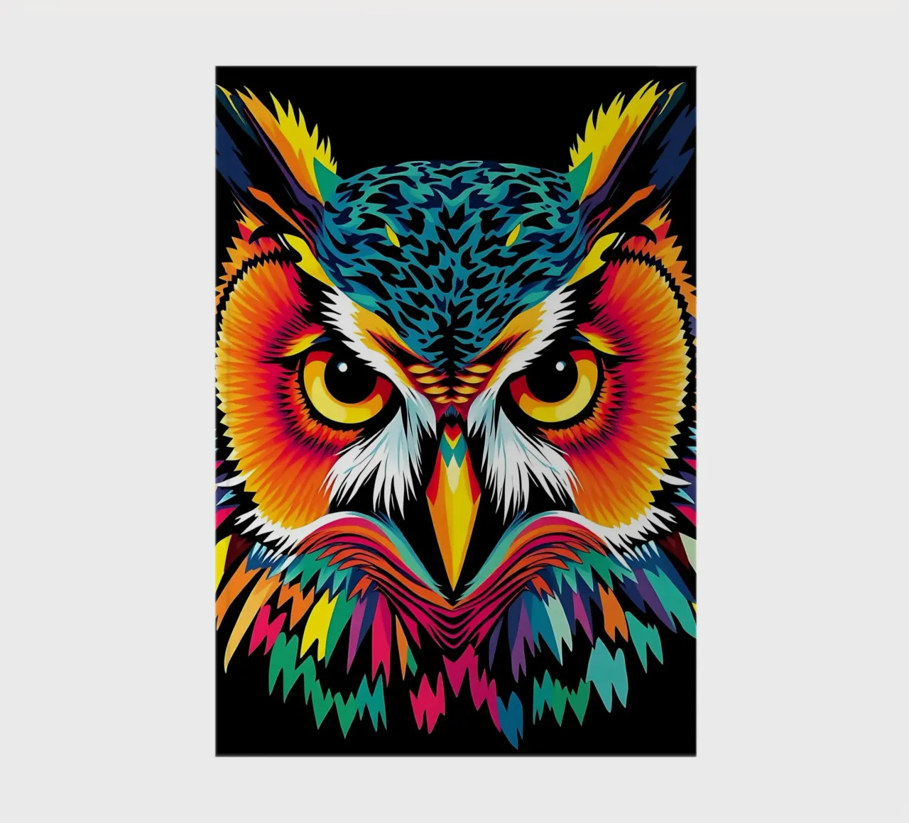 Owl_style_N_3 notebook by Tierisch bunt by LK
