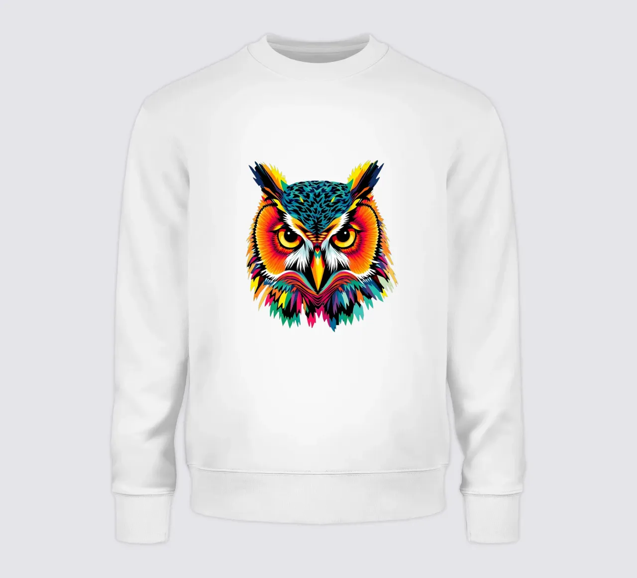 Gufo_stile_N_3a felpa da Tierisch bunt by LK