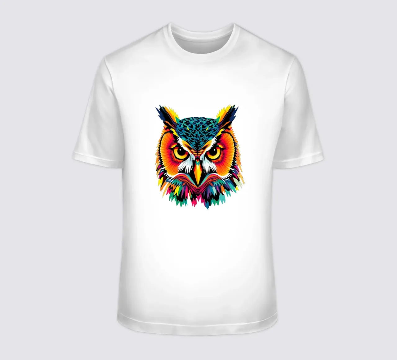 Gufo_stile_N_3a t-shirt da Tierisch bunt by LK
