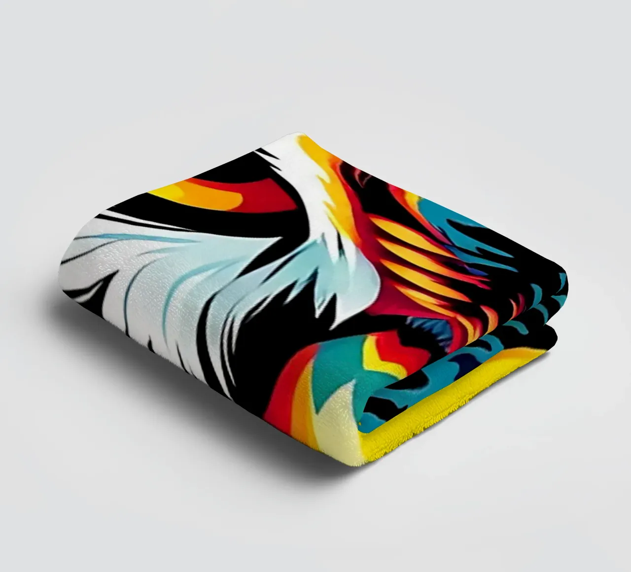 Gufo_stile_N_3a asciugamano da bagno da Tierisch bunt by LK
