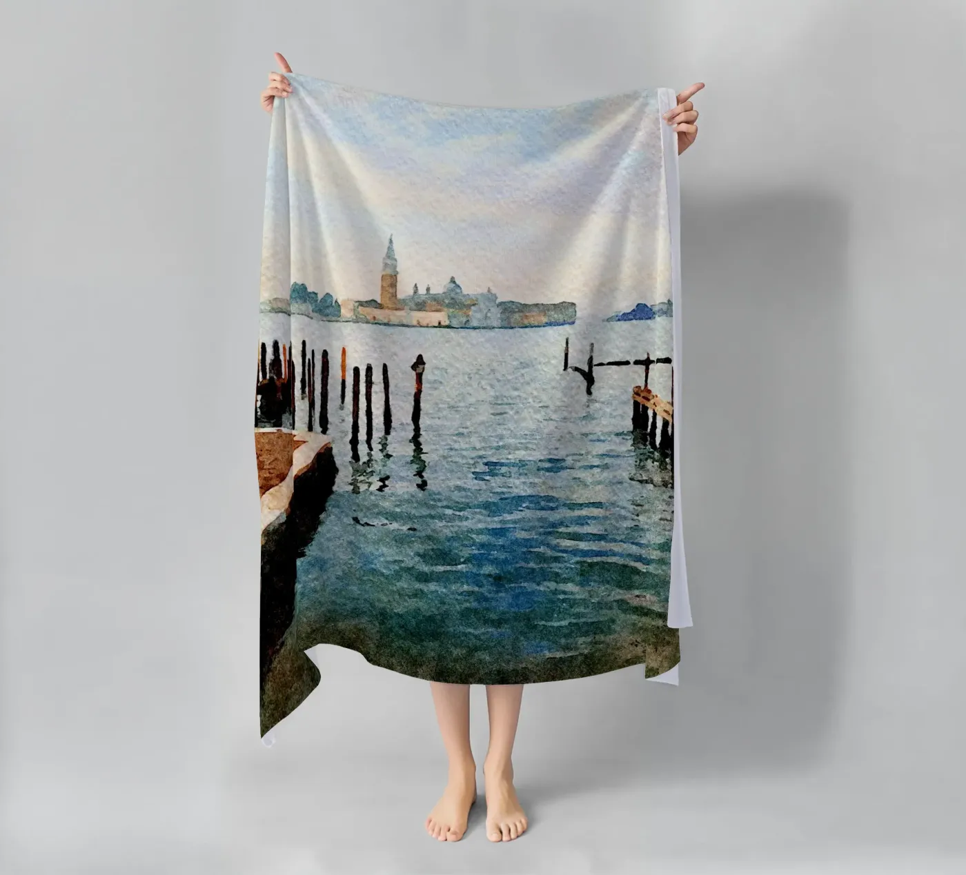 Venetië strandhanddoek van Massimo Frascogna