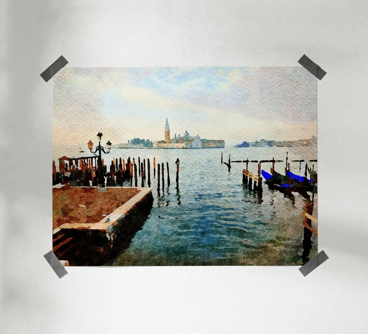 Venedig Poster von Massimo Frascogna