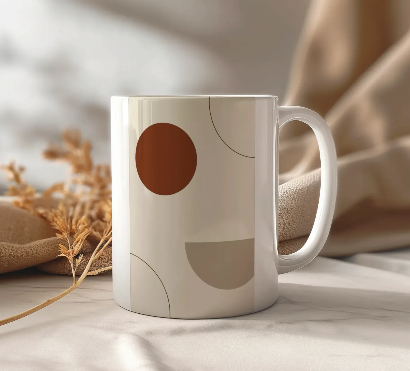 Radius ceramic mug by Pure