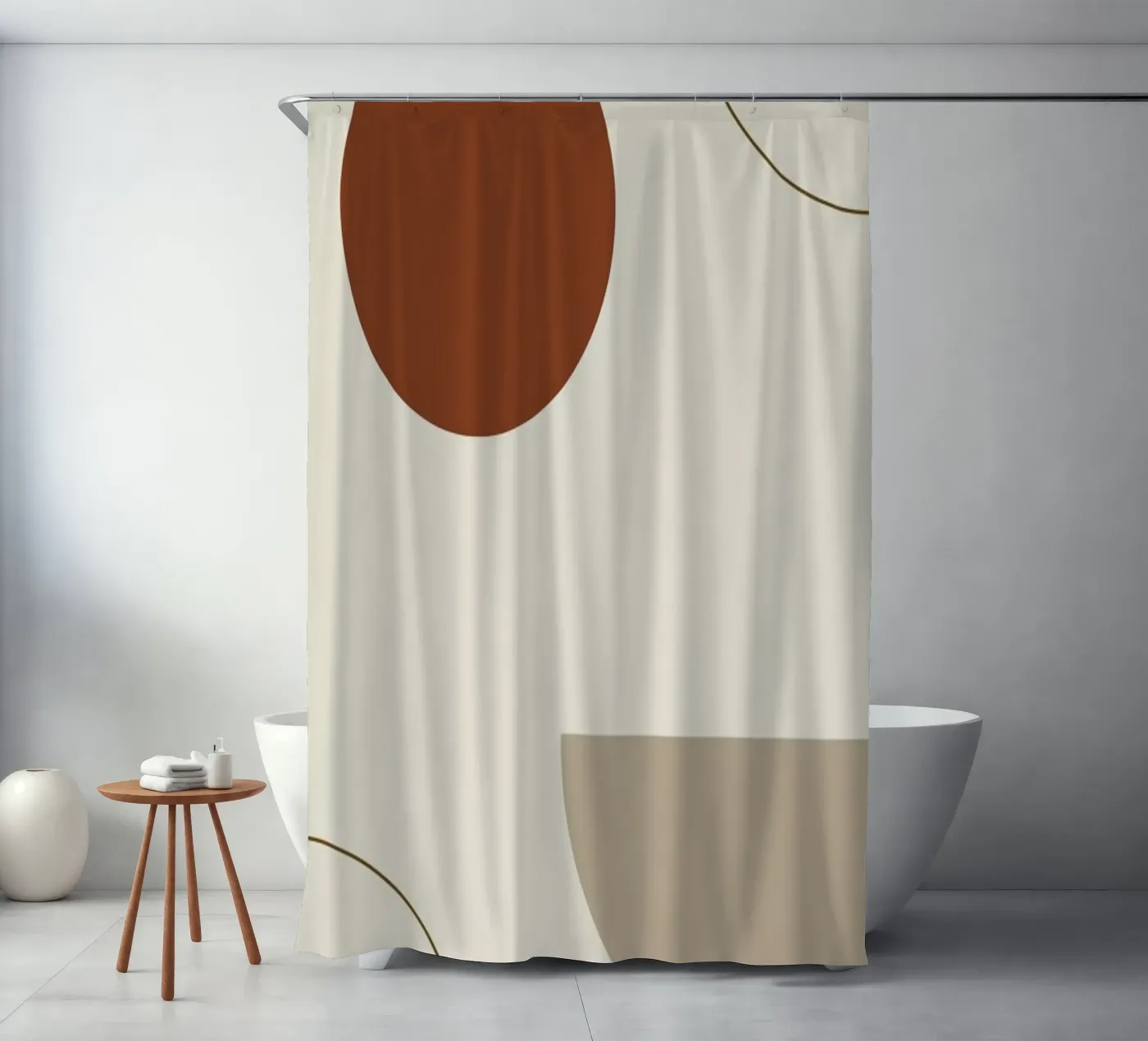 Radius Duschvorhang von Pure