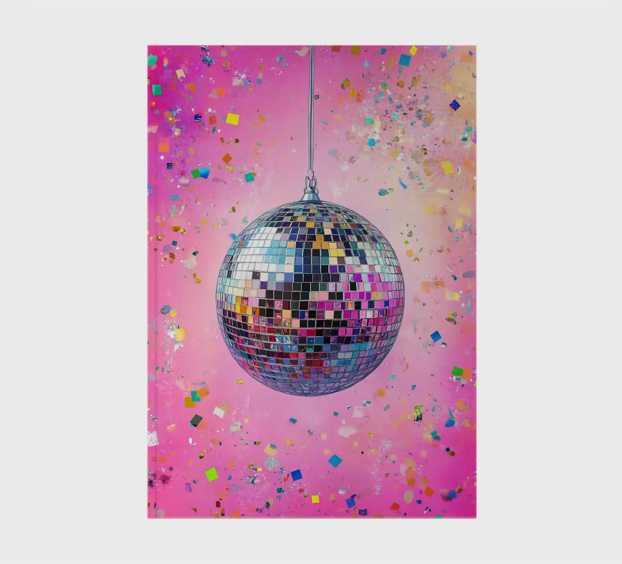 Reflection of joy notebook by Nikis Art Studio