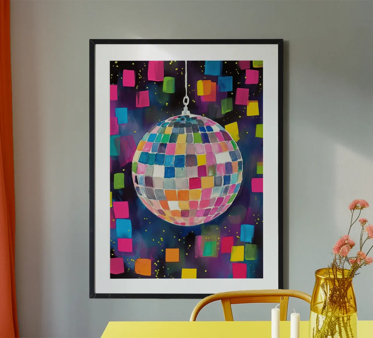 Palla da discoteca poster da Nikis Art Studio