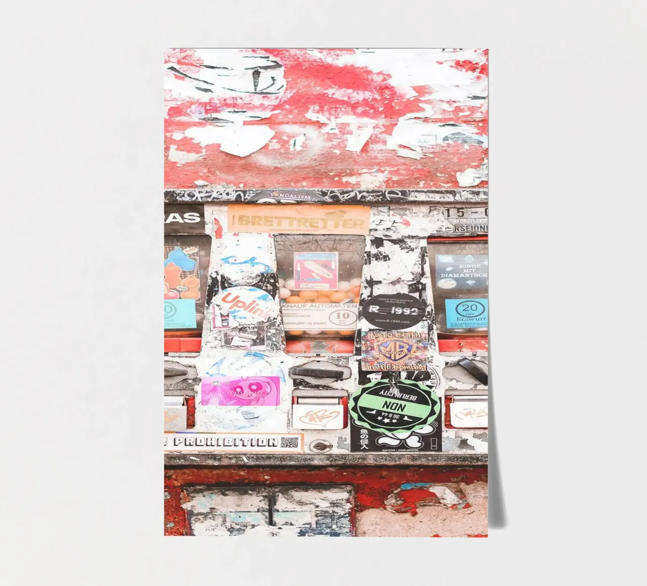 Berlin, Germany I Candy dispenser and stickers sticker sheet by Julie Travel Photography