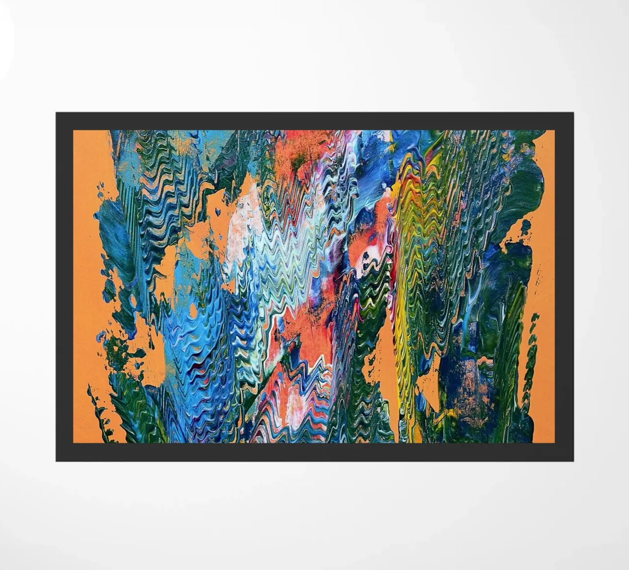 MESSAGE FROM THE HEART 9 zerbino da Thierry Vobmann Abstract painting