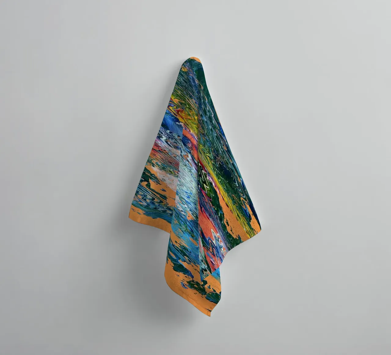 MESSAGE FROM THE HEART 9 asciugamano da bagno da Thierry Vobmann Abstract painting