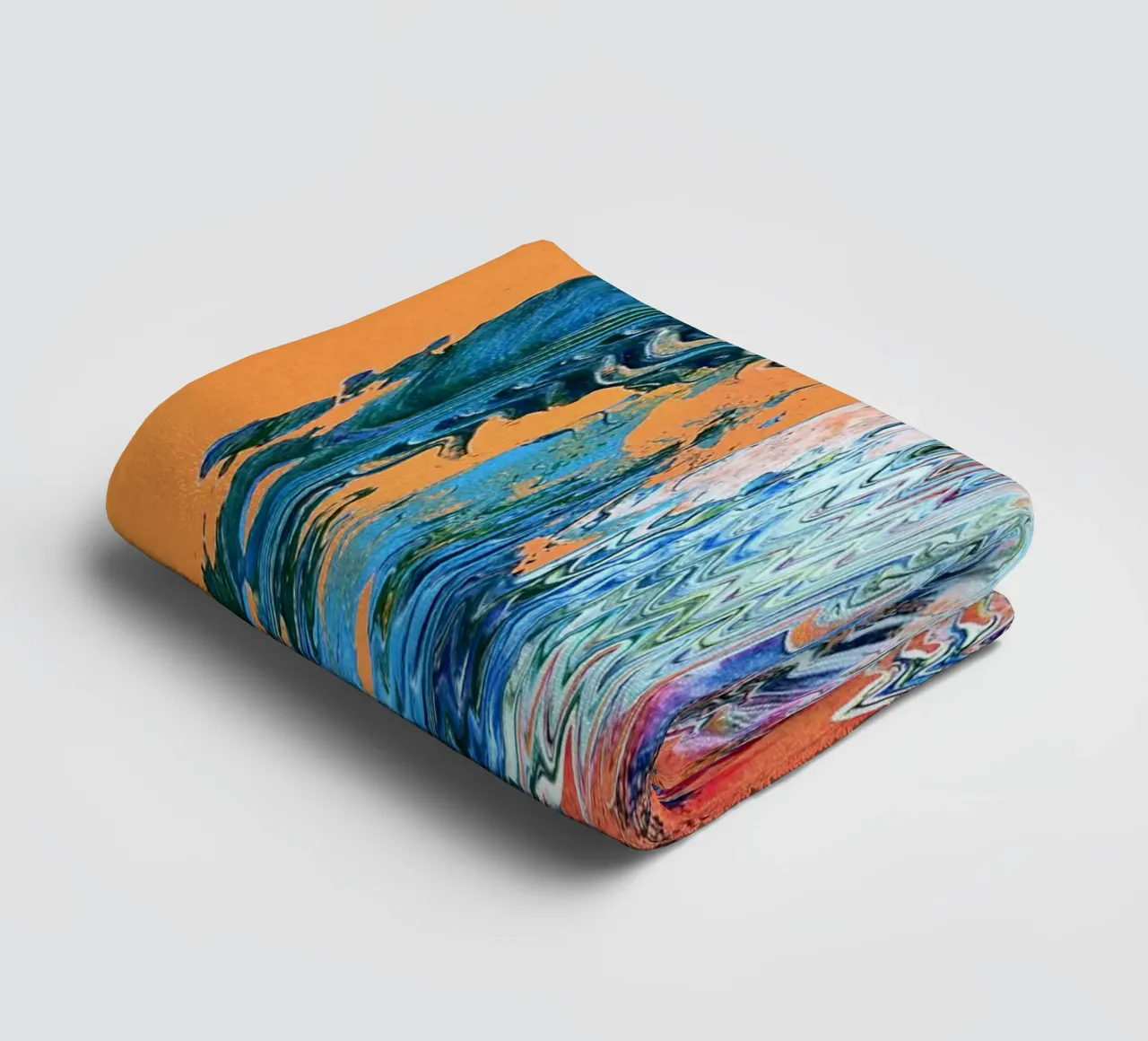 MESSAGE FROM THE HEART 9 asciugamano da bagno da Thierry Vobmann Abstract painting