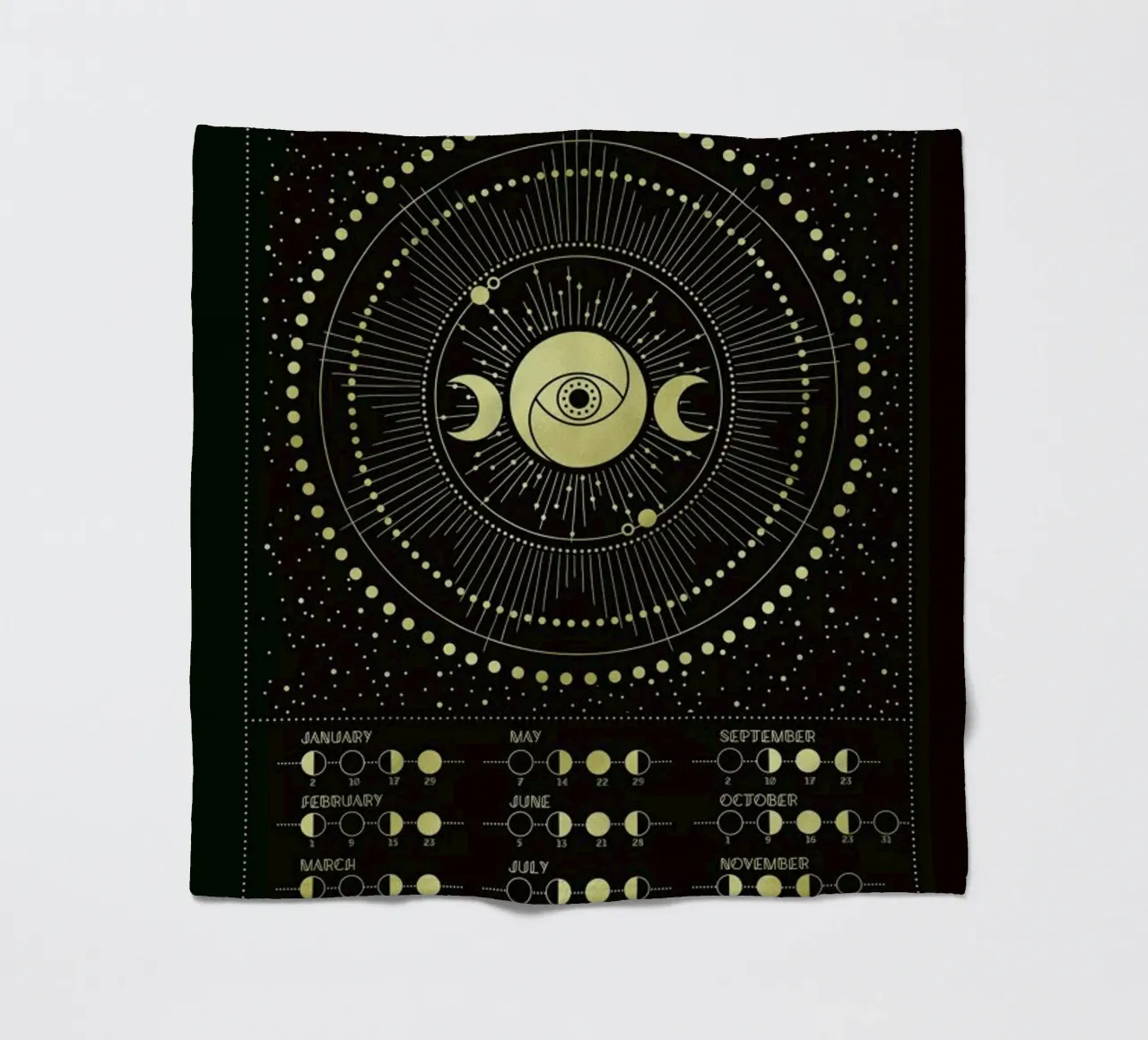 Moon Calendar 2020 coperta in pile da cafelab