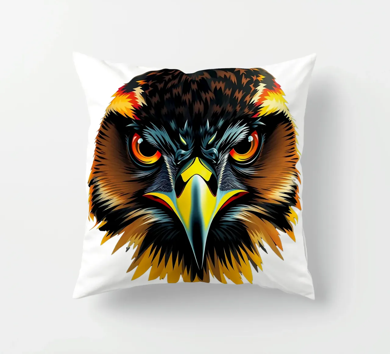 Falke_Stil_N_1a cuscino da Tierisch bunt by LK