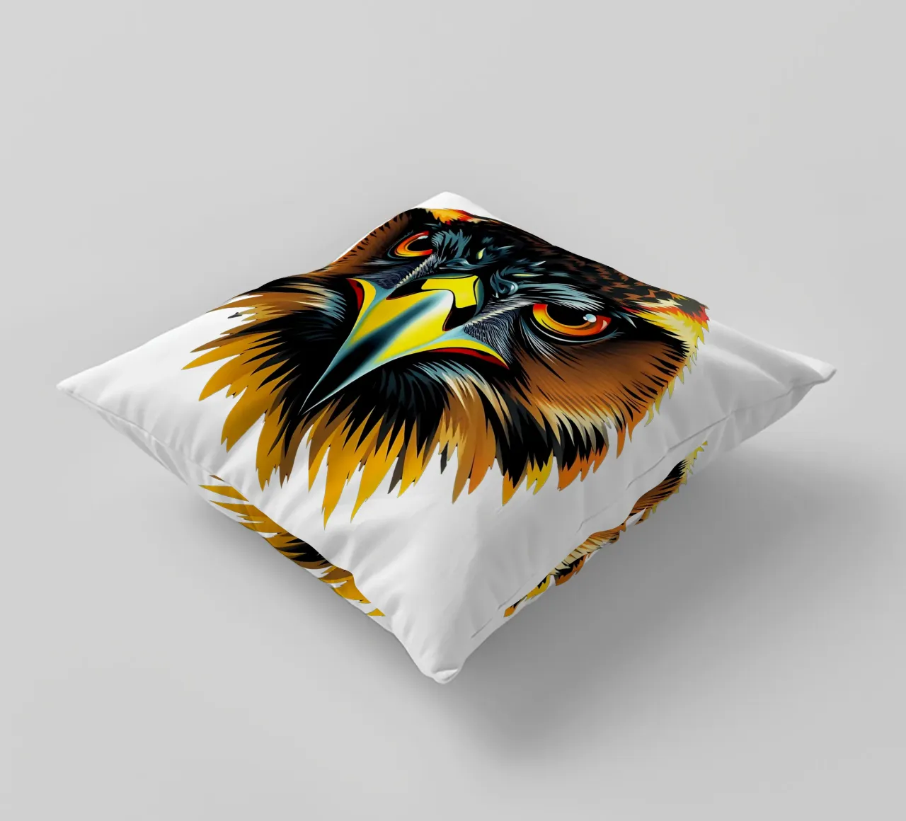 Falke_Stil_N_1a cuscino da Tierisch bunt by LK