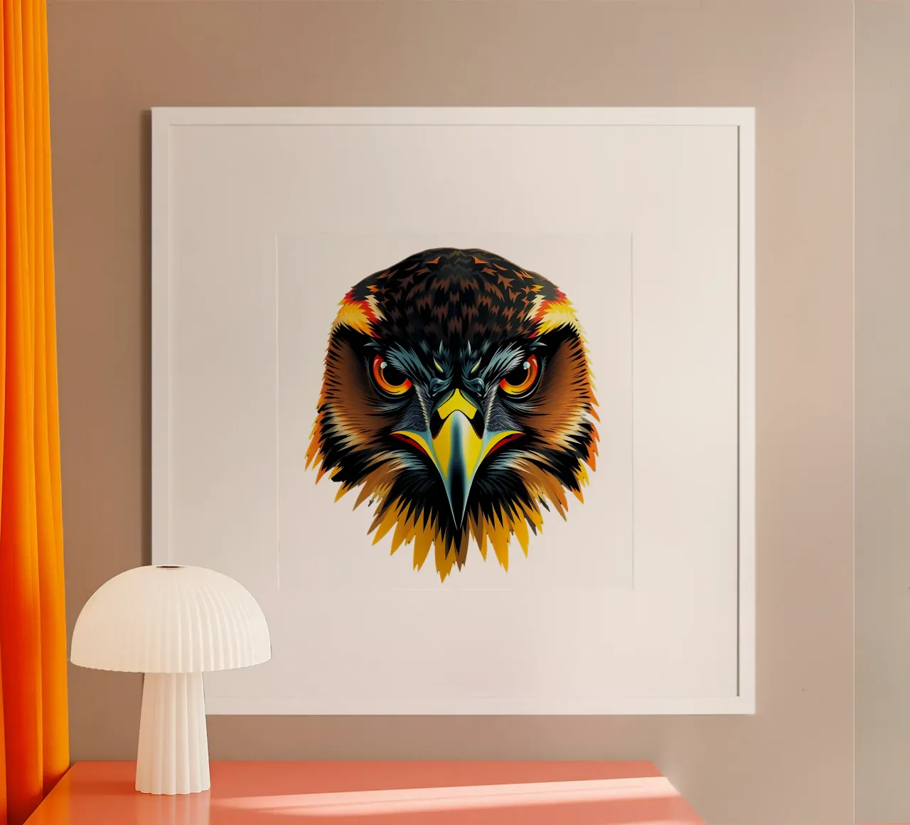 Falke_Stil_N_1a poster da Tierisch bunt by LK