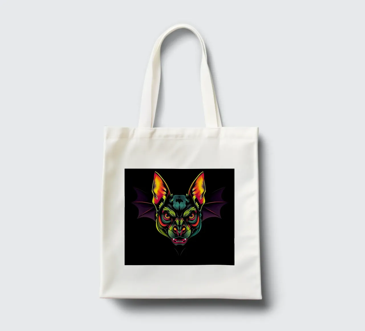 Bat_stile_N_1 borsa in juta da Tierisch bunt by LK