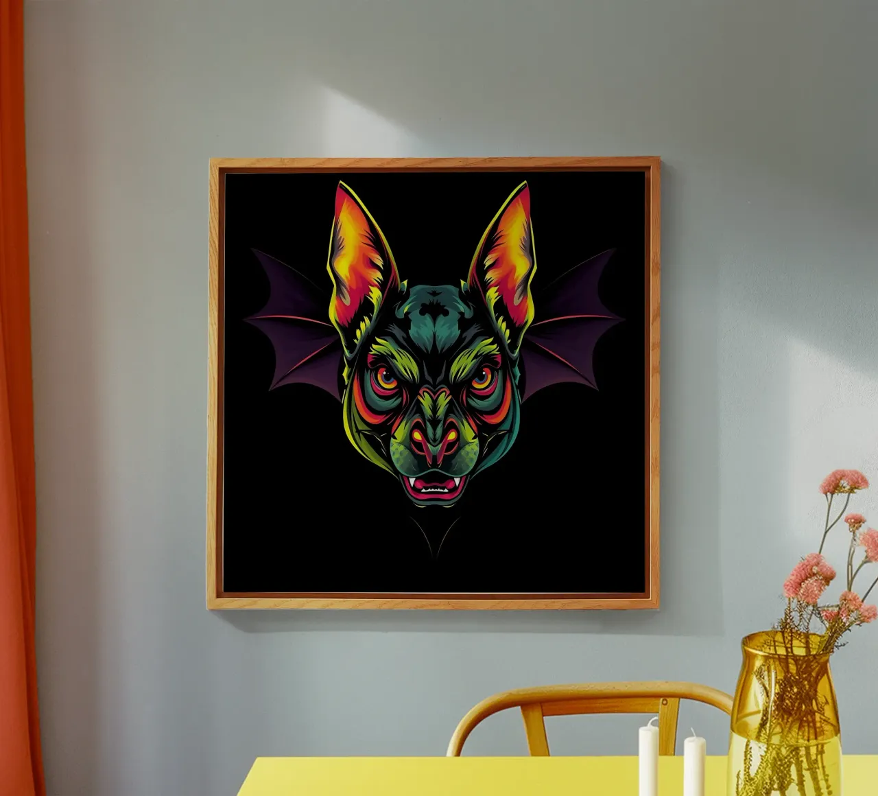 Bat_stile_N_1 plexiglass da Tierisch bunt by LK