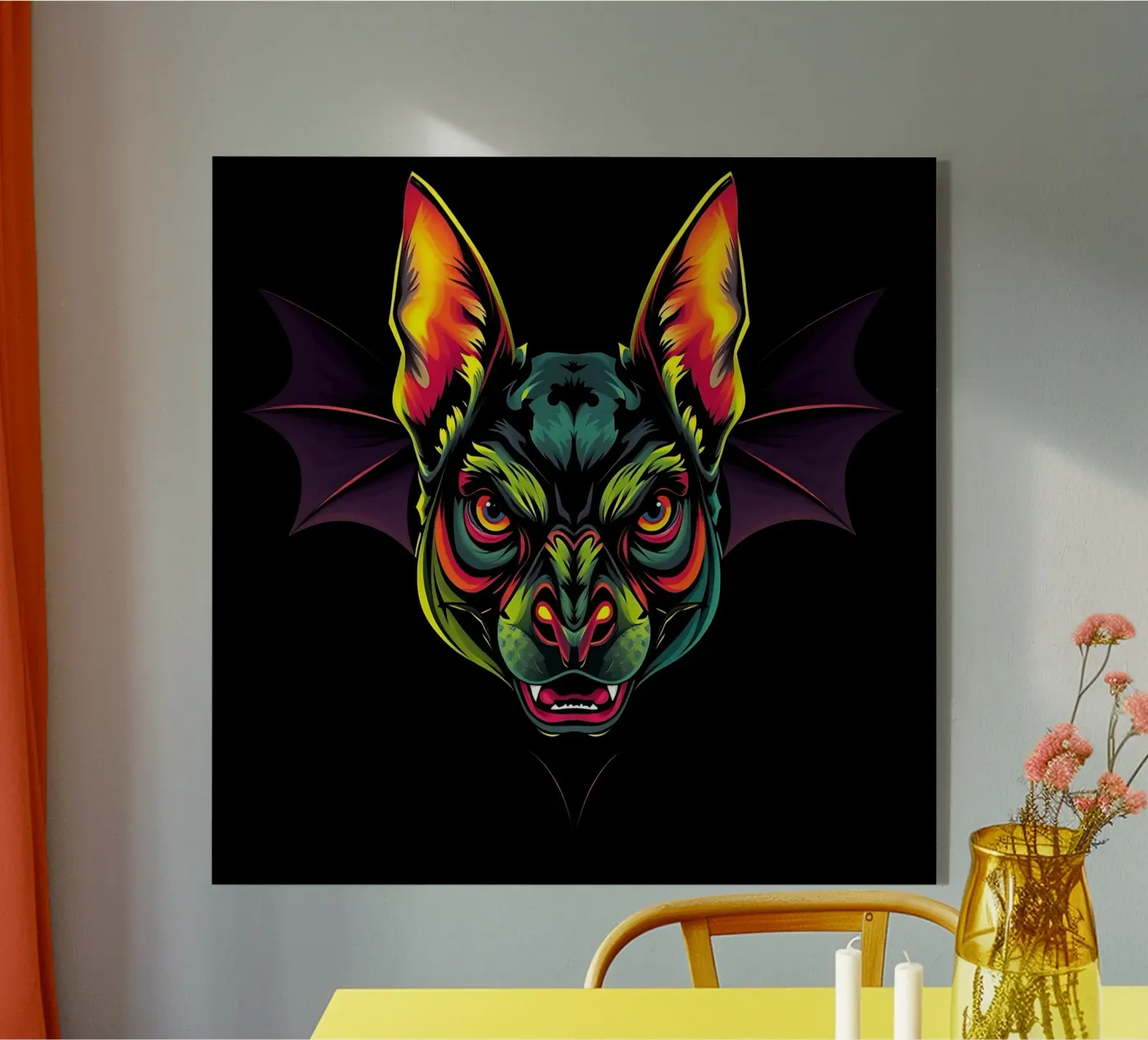 Bat_stile_N_1 plexiglass da Tierisch bunt by LK