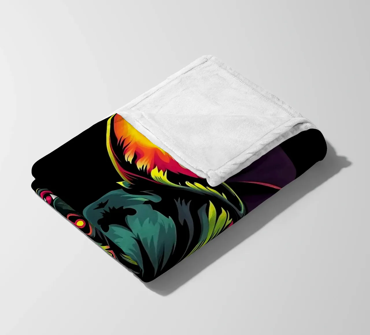 Bat_stile_N_1 coperta in pile da Tierisch bunt by LK