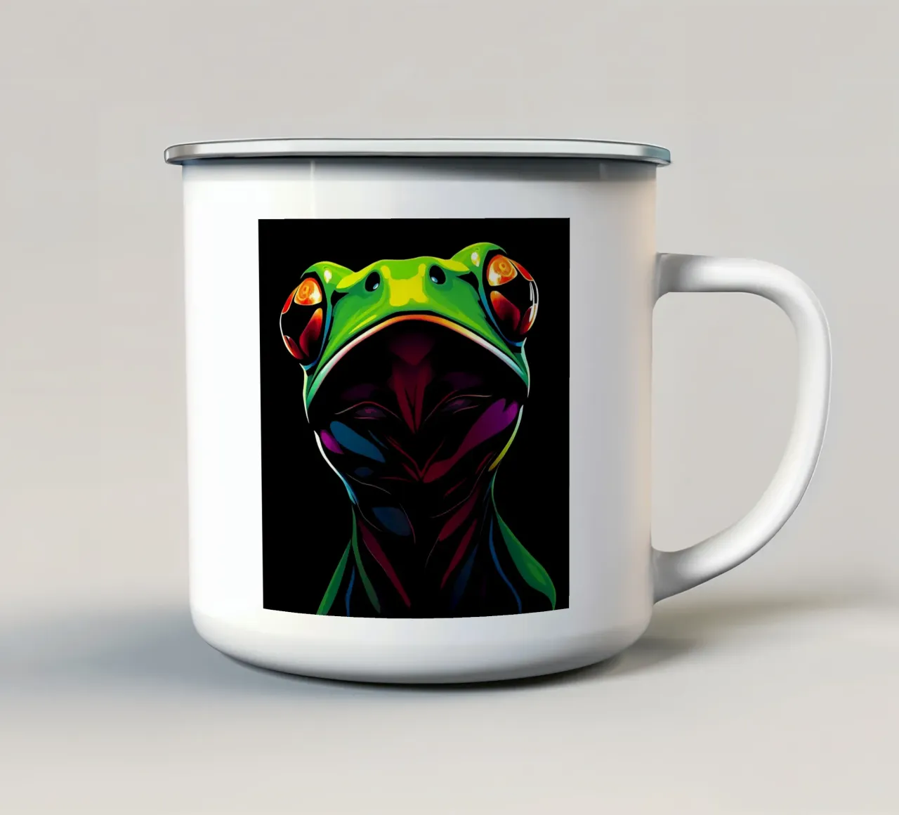 Stile_Rana_N_1 tazza in smalto da Tierisch bunt by LK