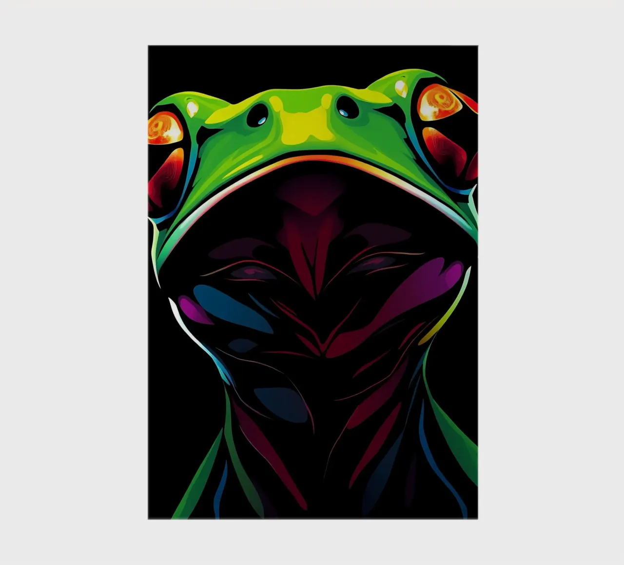Frog_style_N_1 notebook by Tierisch bunt by LK