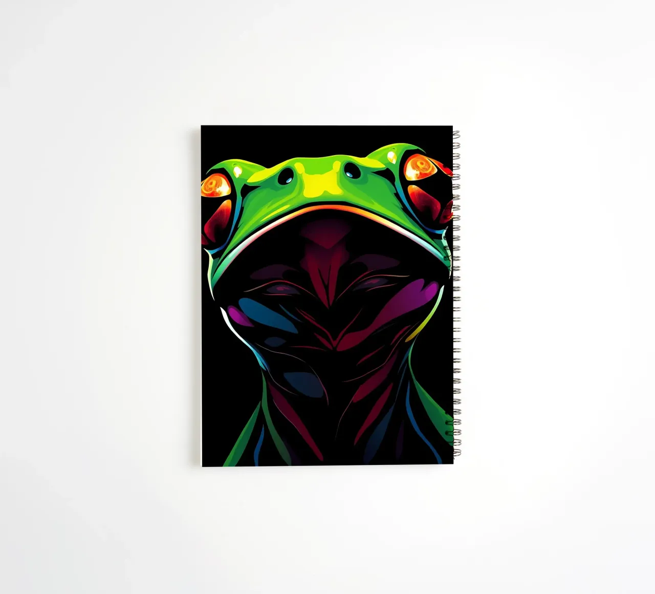 Frog_style_N_1 spiral notebook by Tierisch bunt by LK