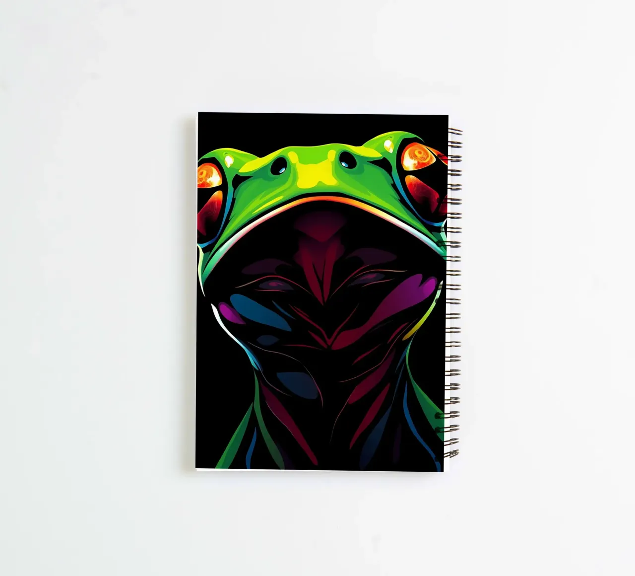 Frog_style_N_1 spiral notebook by Tierisch bunt by LK