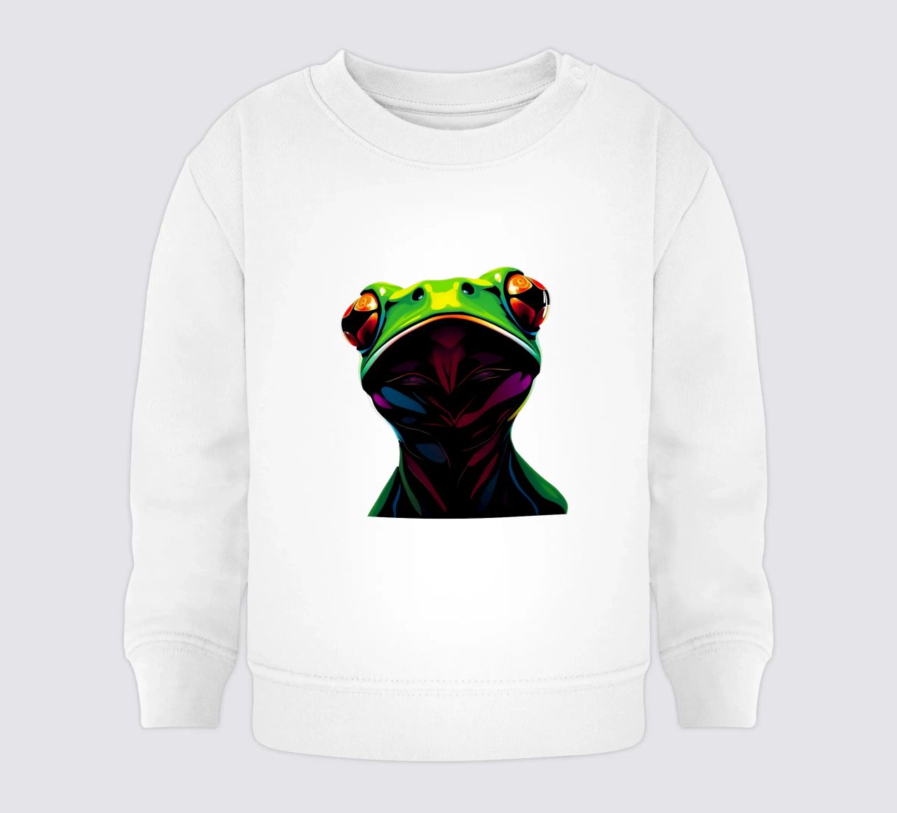 Stile_Rana_N_1a felpa neonato da Tierisch bunt by LK