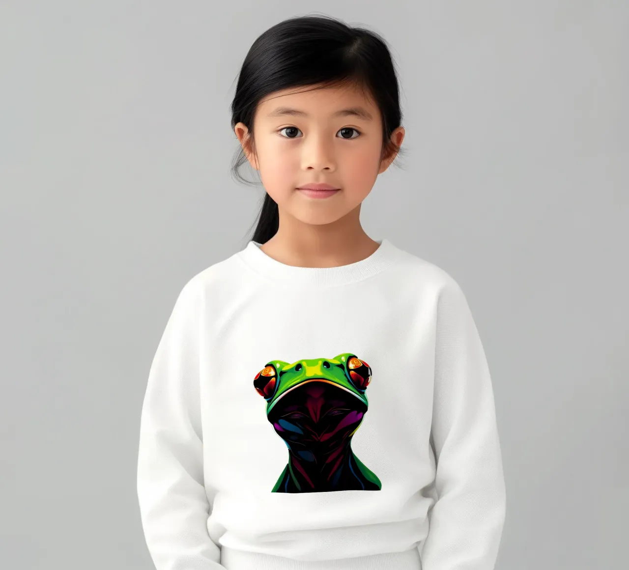 Stile_Rana_N_1a felpa bambino da Tierisch bunt by LK