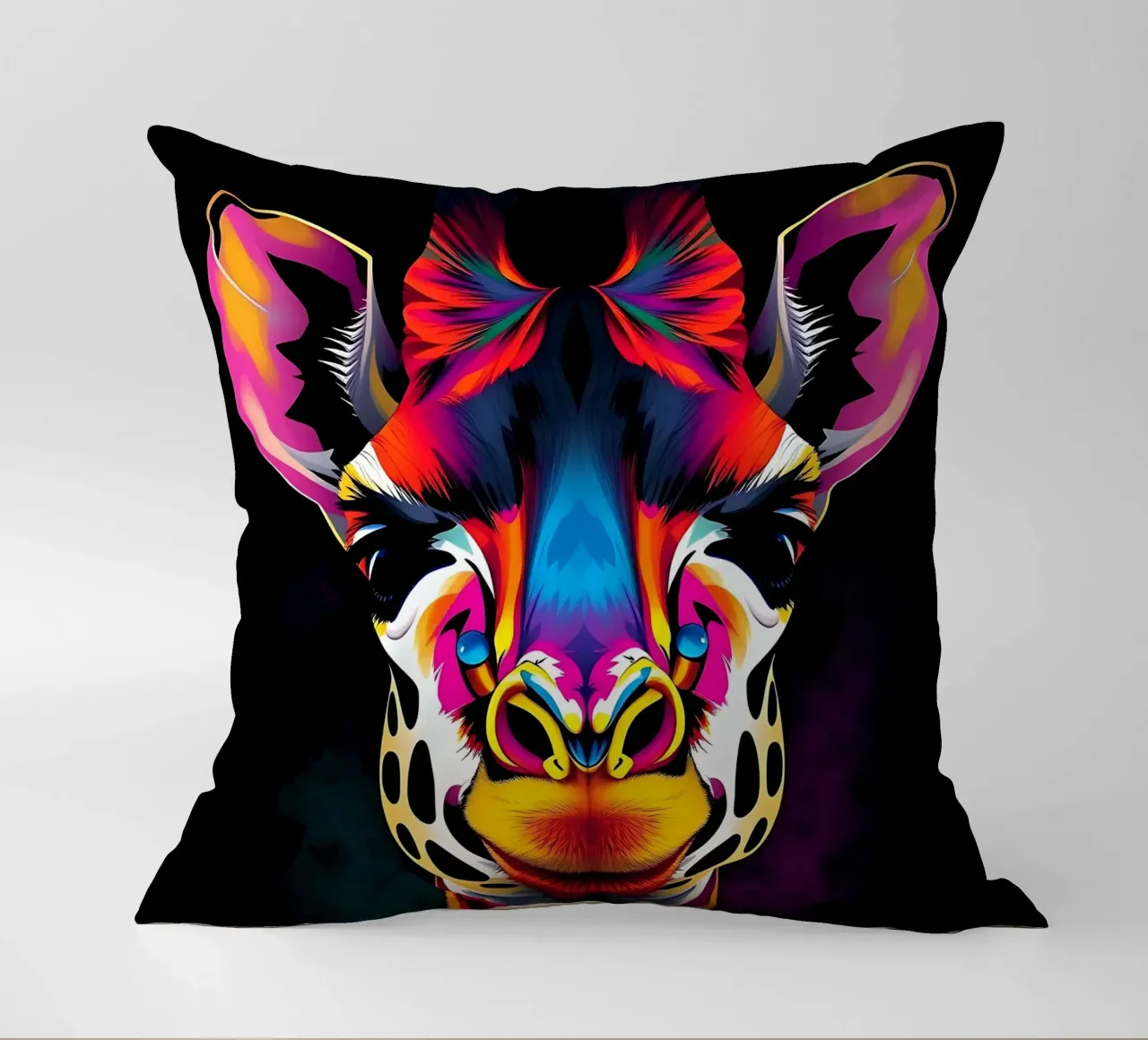 Giraffa_Stile_N_1 cuscino da Tierisch bunt by LK