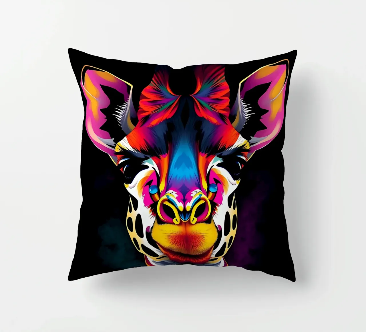 Giraffa_Stile_N_1 cuscino da Tierisch bunt by LK
