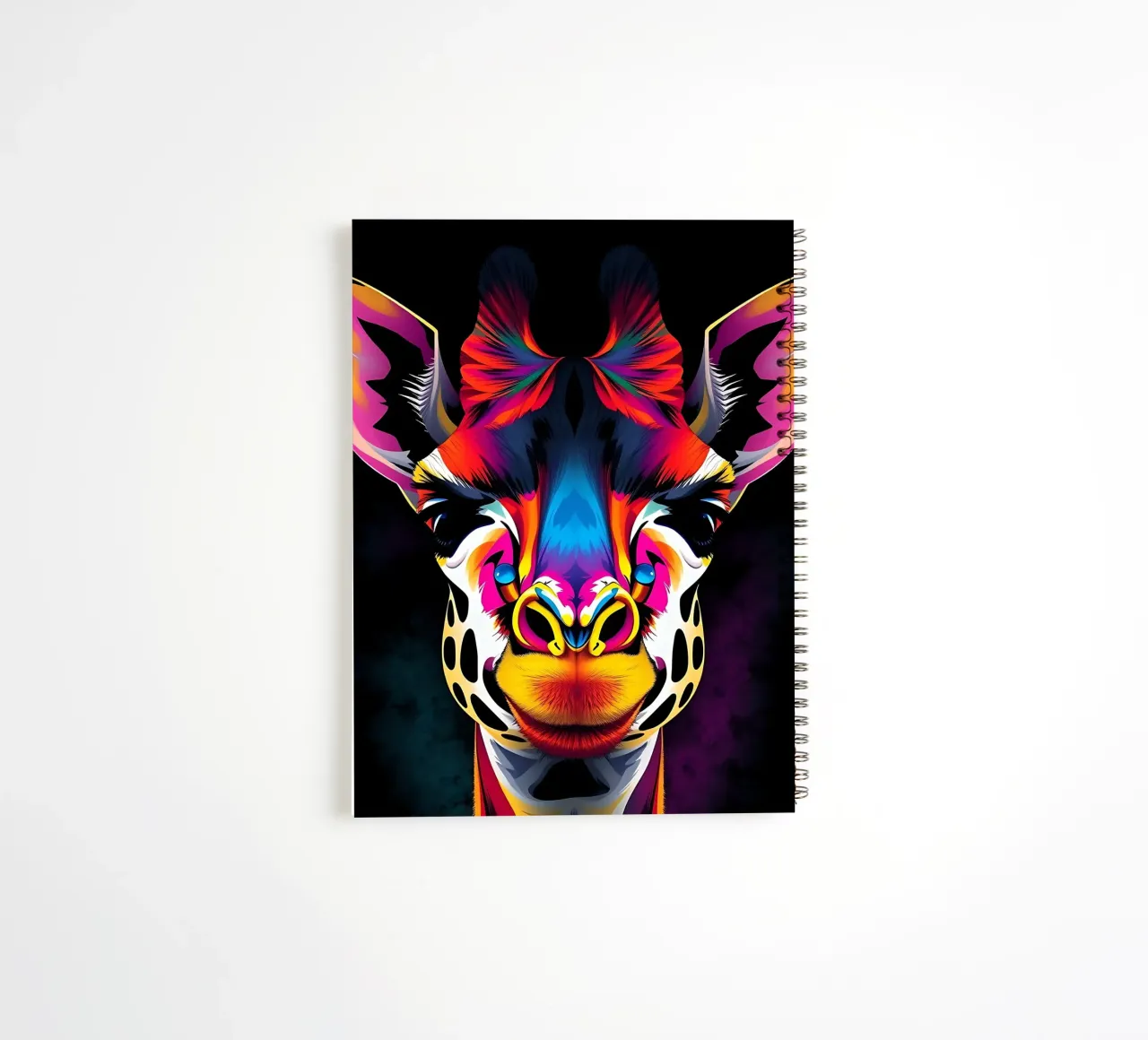 Giraffe_Style_N_1 spiral notebook by Tierisch bunt by LK