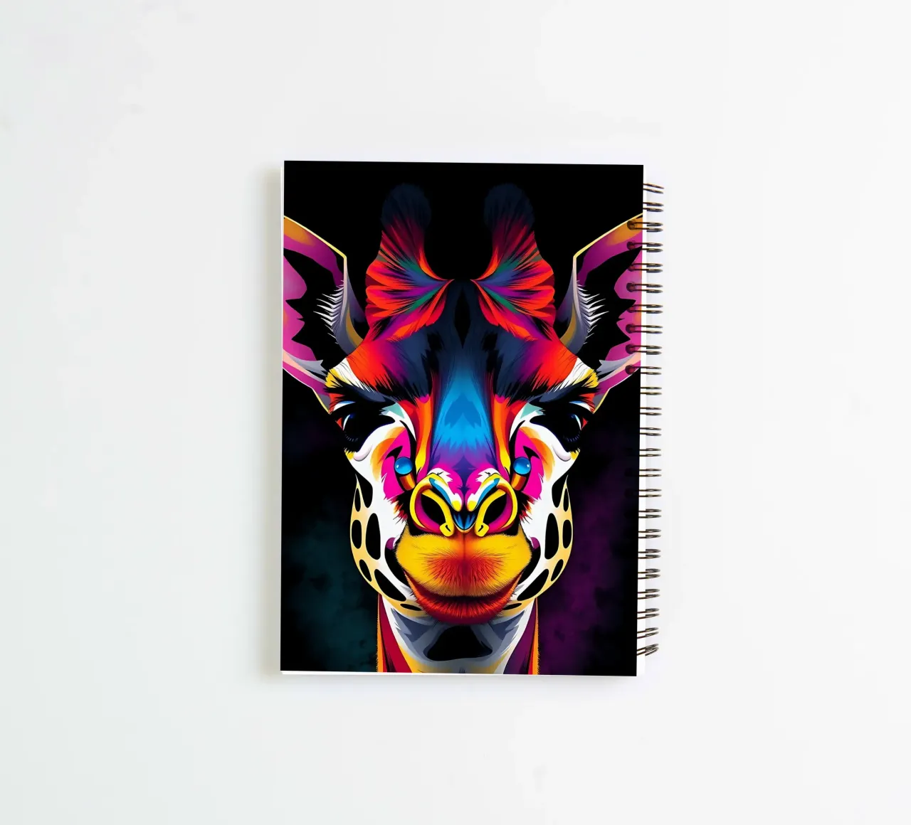 Giraffe_Style_N_1 spiral notebook by Tierisch bunt by LK