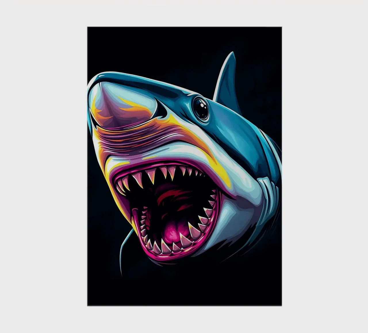 Shark_style_N_1 notebook by Tierisch bunt by LK