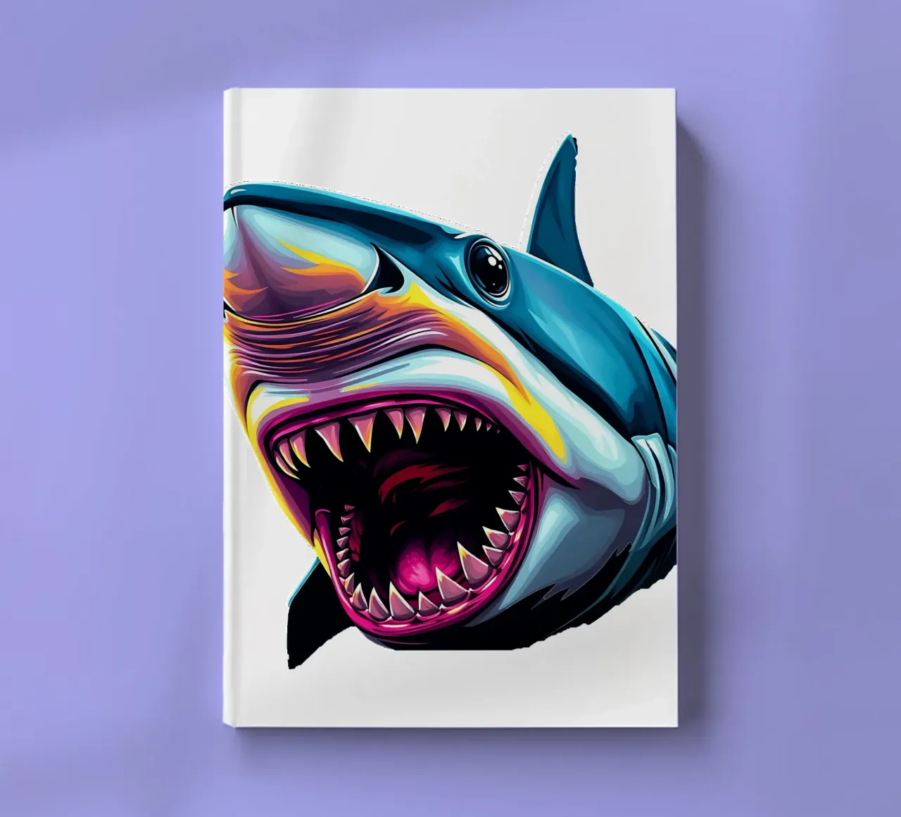Shark_style_N_1a notebook by Tierisch bunt by LK