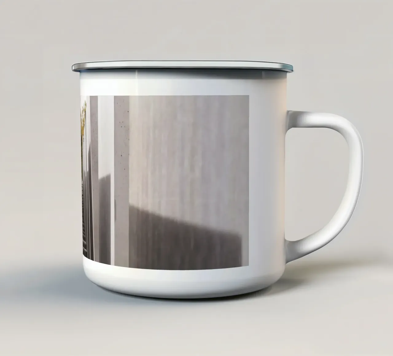 Berlino, Germania I Prospettiva minimalista del Memoriale ebraico tazza in smalto da Julie Travel Photography