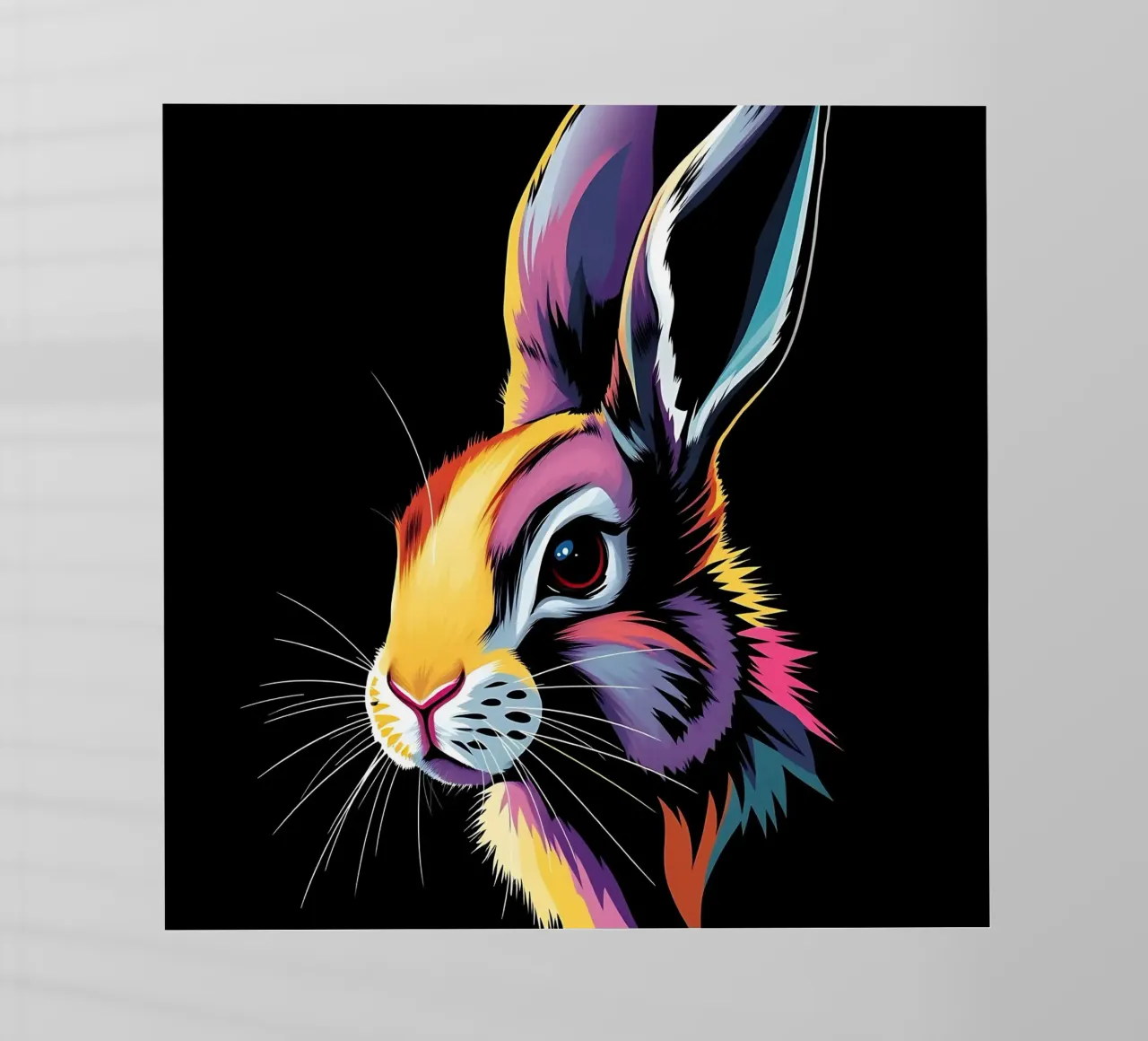 Hare_style_N_1 backlit film by Tierisch bunt by LK