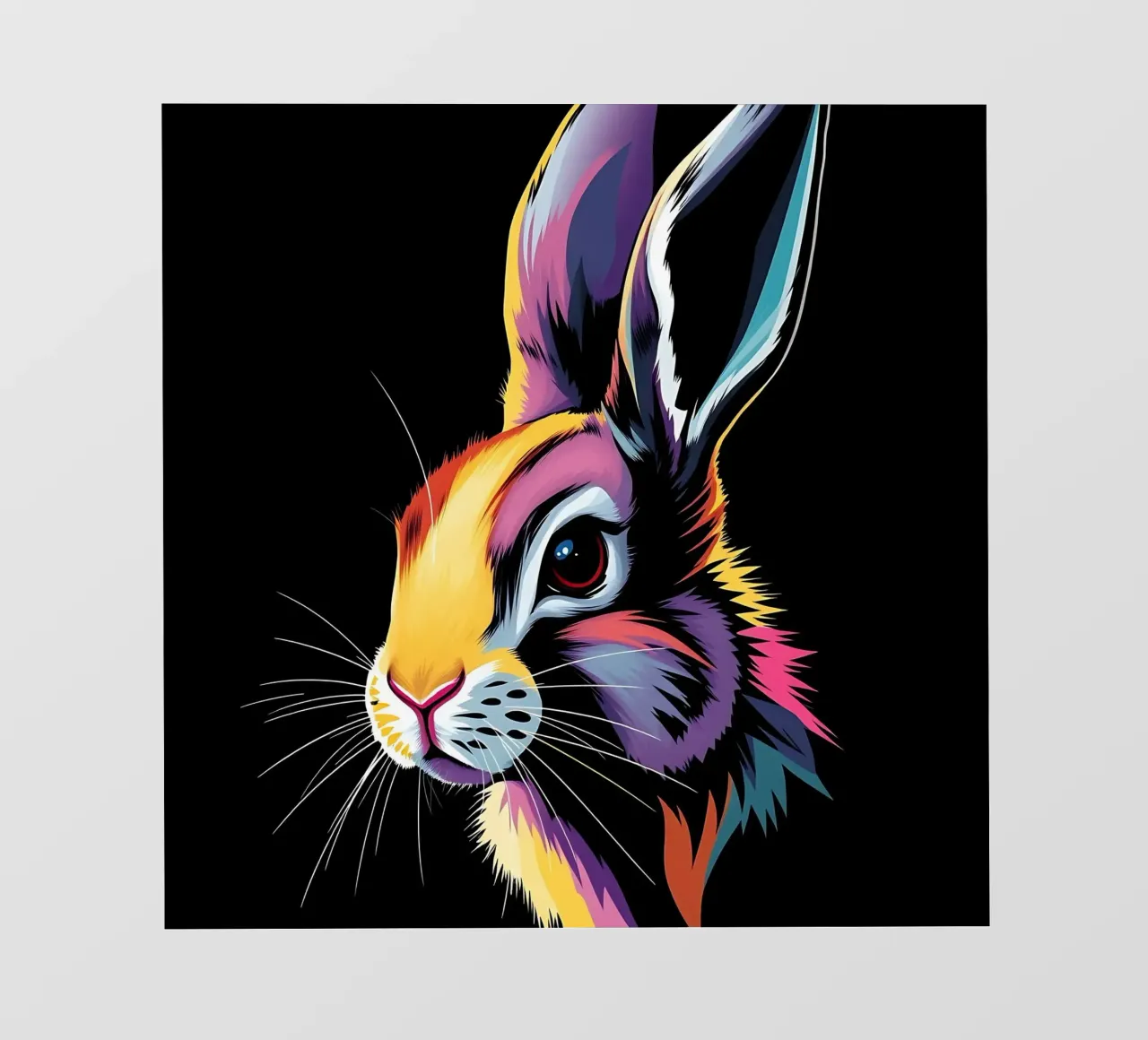 Hare_style_N_1 backlit film by Tierisch bunt by LK