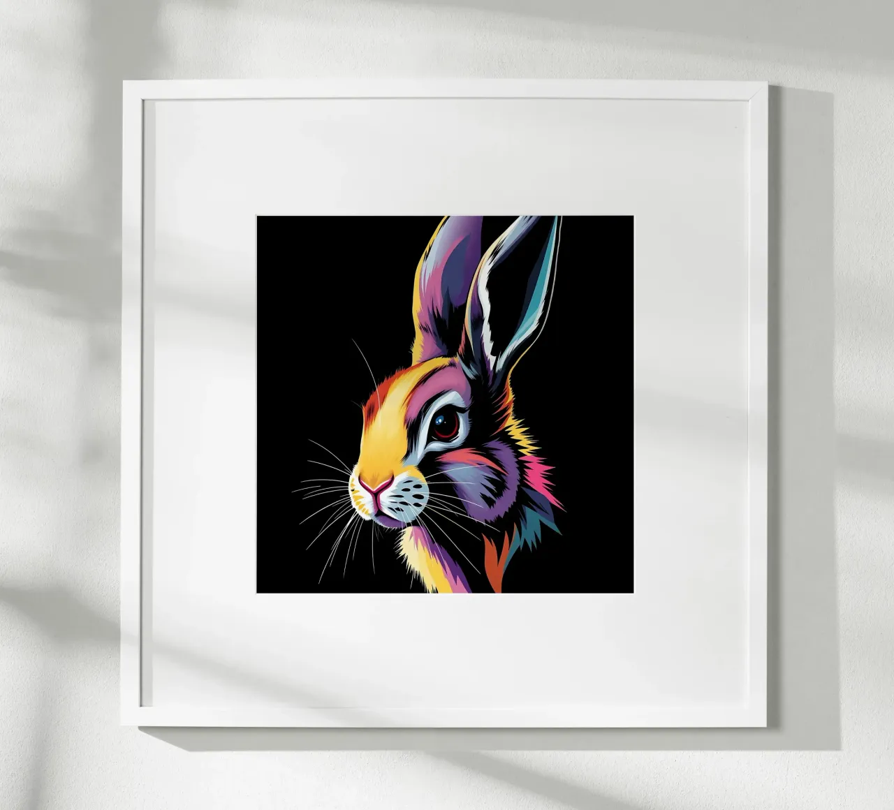 Hare_style_N_1 hahnemühle de Tierisch bunt by LK