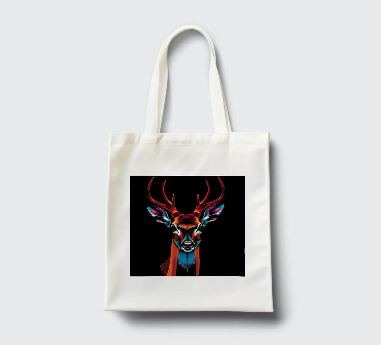 Stag_style_N_1 tote bag by Tierisch bunt by LK