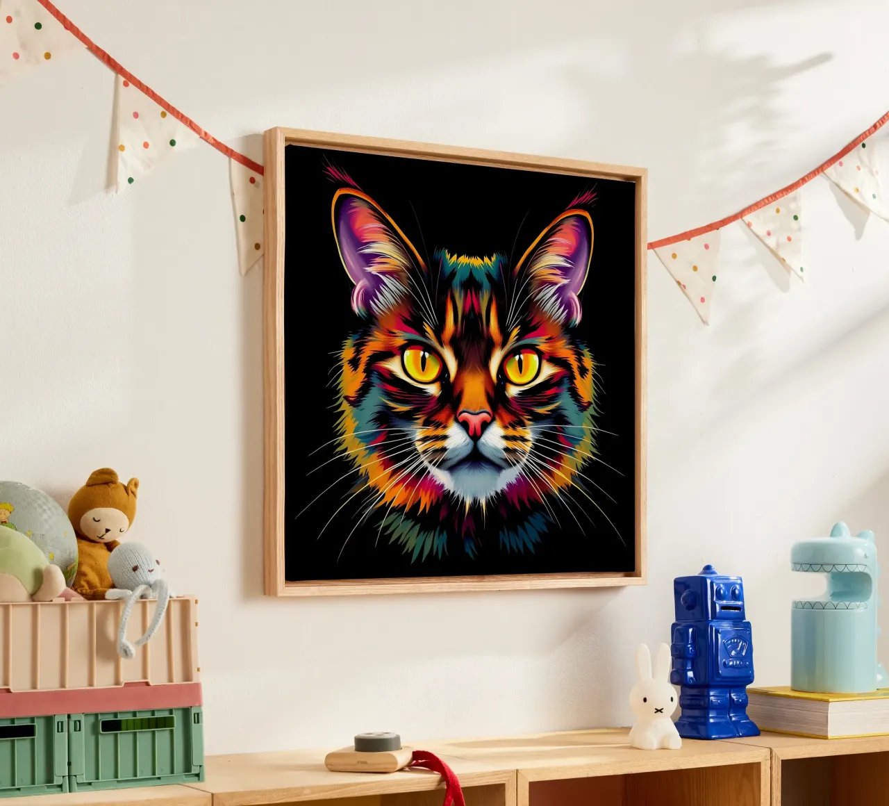 Cat_Style_N_1 canvas by Tierisch bunt by LK