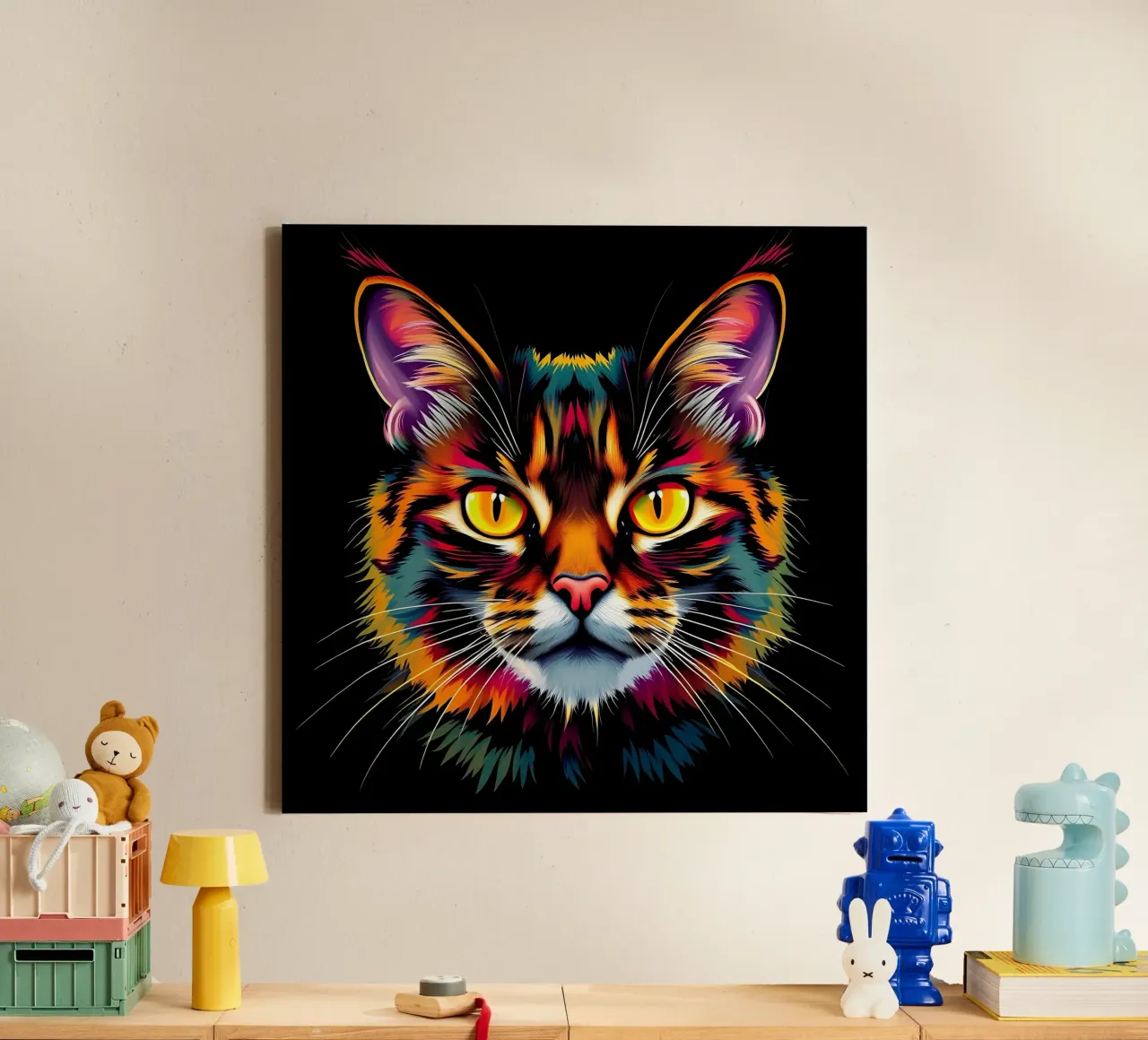 Cat_Style_N_1 canvas by Tierisch bunt by LK