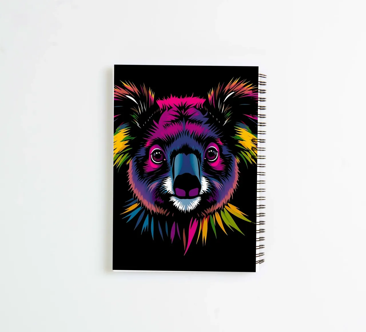Koala_Style_N_1 spiral notebook by Tierisch bunt by LK