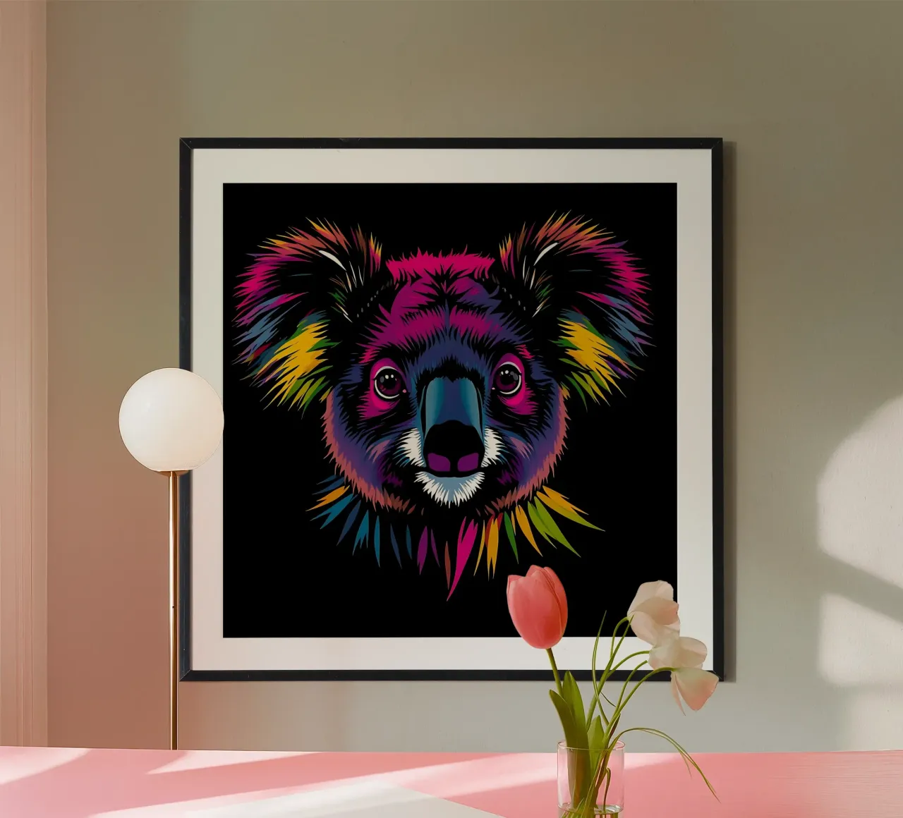 Koala_Style_N_1 carta hahnemühle da Tierisch bunt by LK