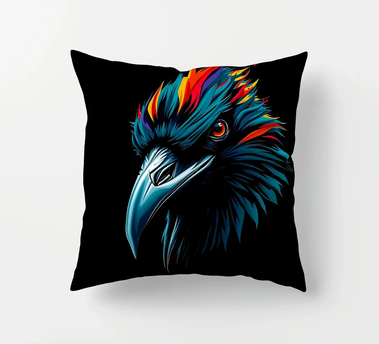 Corvo_Stile_N_1 cuscino da Tierisch bunt by LK