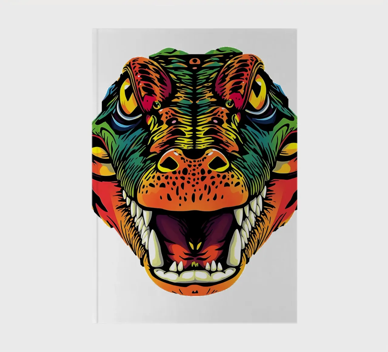 Crocodile_style_N_1a notebook by Tierisch bunt by LK