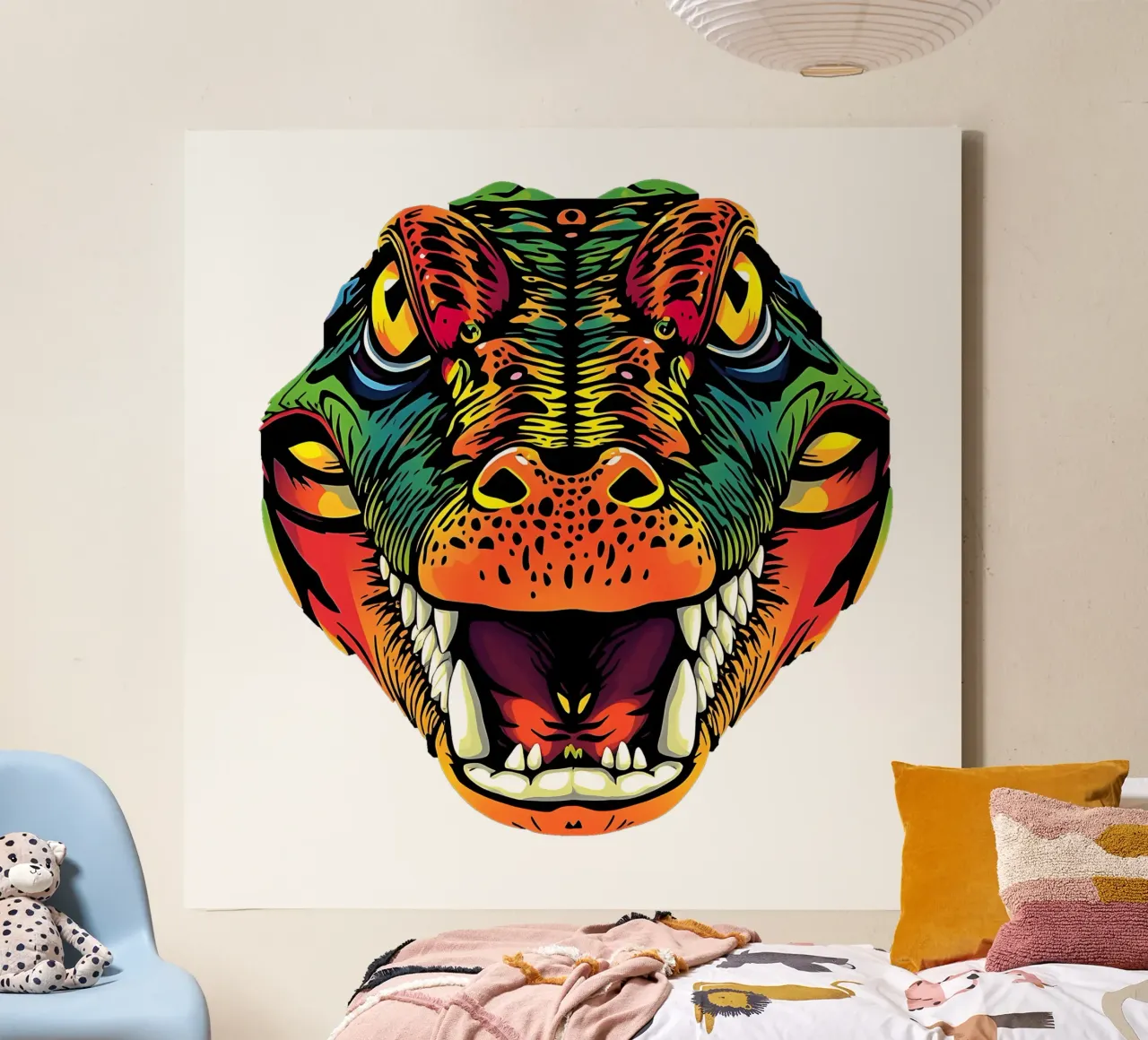 Cocodrilo_estilo_N_1a lienzo de Tierisch bunt by LK