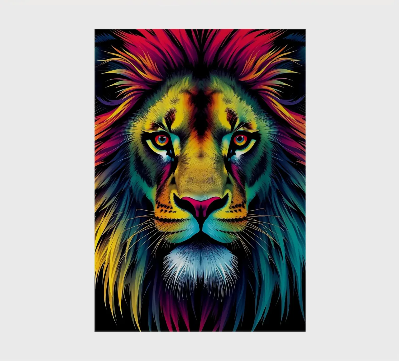 Lion_style_N_1 notebook by Tierisch bunt by LK