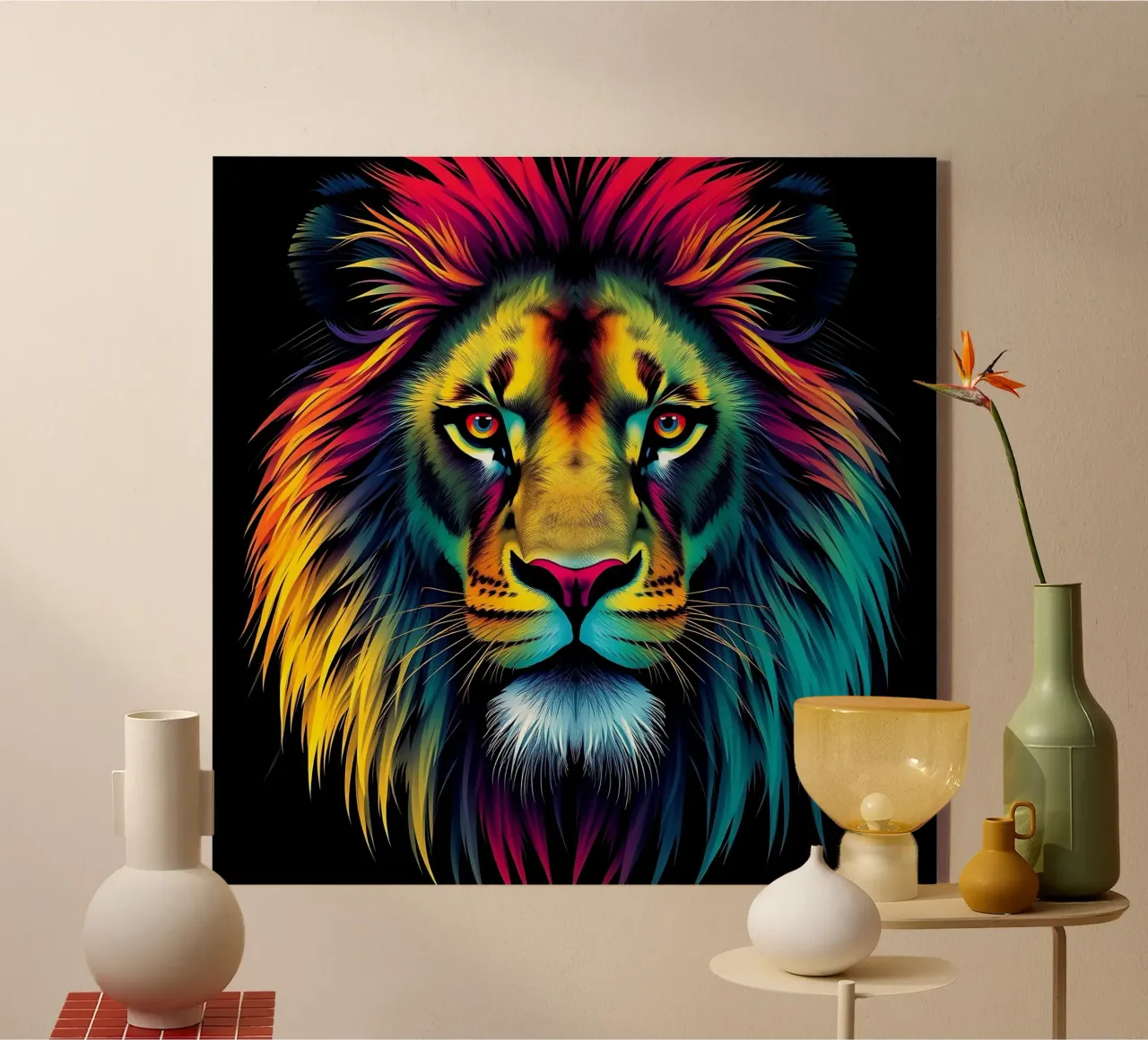 Stile_leone_N_1 plexiglass da Tierisch bunt by LK